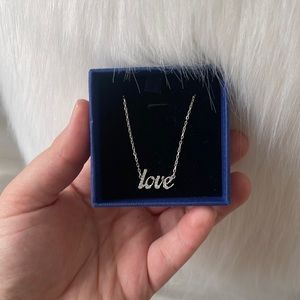 Swarosvski Love necklace